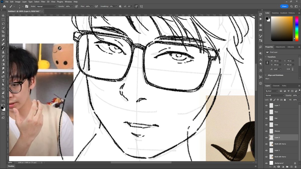 AtteridDesteney's tweet image. Brett drawing WIP that I have had in mind for quite some time
Sorry for haven't been posting anything for so long!
#twosetviolin