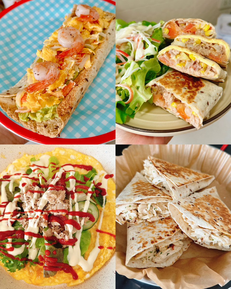 WiJupiter's tweet photo. แปะเมนูอาหารเช้าจากแผ่น mission wrap 🌯🌮🥙เอาไว้ทำตามกันได้เลยค่ะ https://t.co/I9ZHDVHTA7