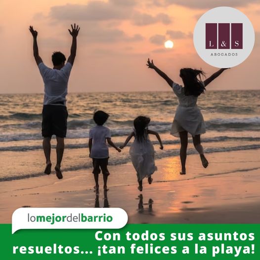 Tenían unos asuntillos jurídicos pendientes de resolver, se pusieron en manos de L&amp;S ABOGADOS, y ahí están... ¡tan felices en la playa!
¿Tienes asuntos que resolver antes de irte de vacaciones?
ℹ️👉bit.ly/LS-ABOGADOS
#VilladeVallecas
#YoComproEnElBarrio #lomejordelbarrio