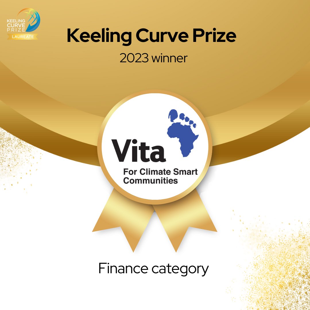 Pop the champagne 🍾!!
VITA has been named a 2023 #KeelingCurvePrize winner by the @globalwarmingmitigationproject in the Finance category for our innovative and circular Green Impact Fund 
vitaimpact.org