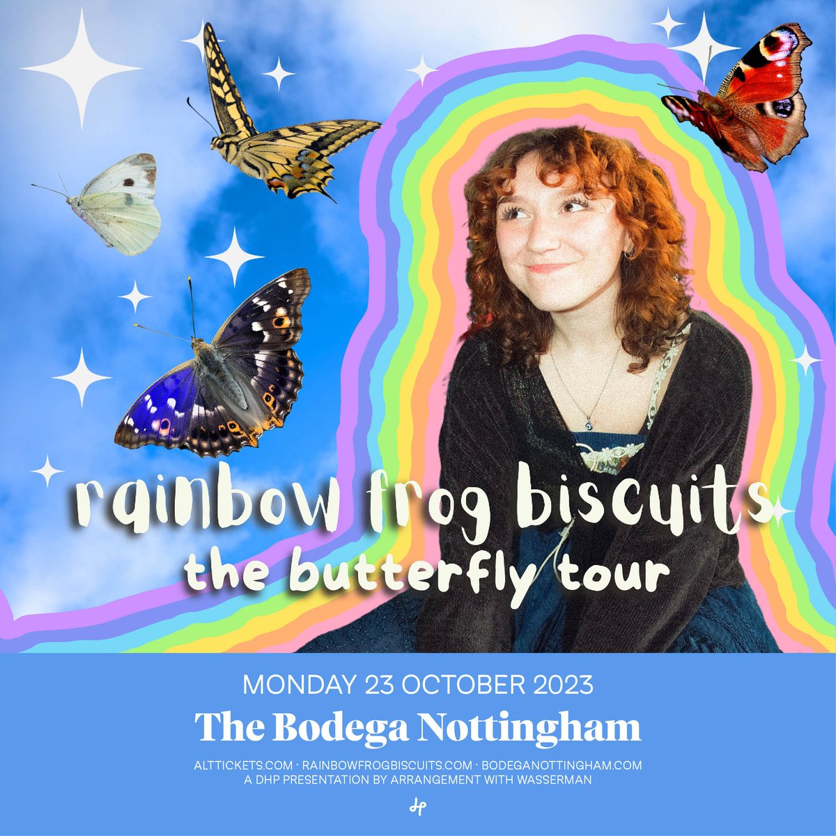 NEW/ Turning her detailed observations of everyday life into relatable folk-influenced pop, @rainbowfrogbics plays @bodeganotts on 23rd October! Tickets go on sale this Thursday at 10am, set a reminder: bit.ly/3PR1D3D