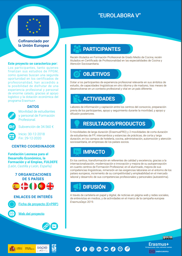 Ildefe's tweet photo. 🏅Reconocimiento al proyecto de #prácticas en #empresas europeas @EUErasmusPlus #EUROLABORA de #FULDEFE @leonayto

🇪🇺¡somos #bestpractice generando #oportunidades para nuestros estudiantes de #GradoMedioFP y #CertificadosProfesionalidad!🇪🇺

#Talento #LeónEsp #ErasmusPlus #CENTEC https://t.co/hb1kcpH5tq