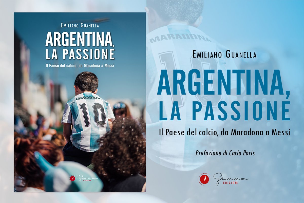 GemmaEdizioni's tweet photo. Arricchisce la collana di narrativa un nuovo libro, scritto da @eguanella 
“Argentina, la passione. Il Paese del calcio, da Maradona a Messi” parla della passione per il calcio di un intero paese, l’Argentina, vista dagli occhi dell’autore ma non solo. 
https://t.co/HOKYBBWygg https://t.co/Tj5jEMyswg