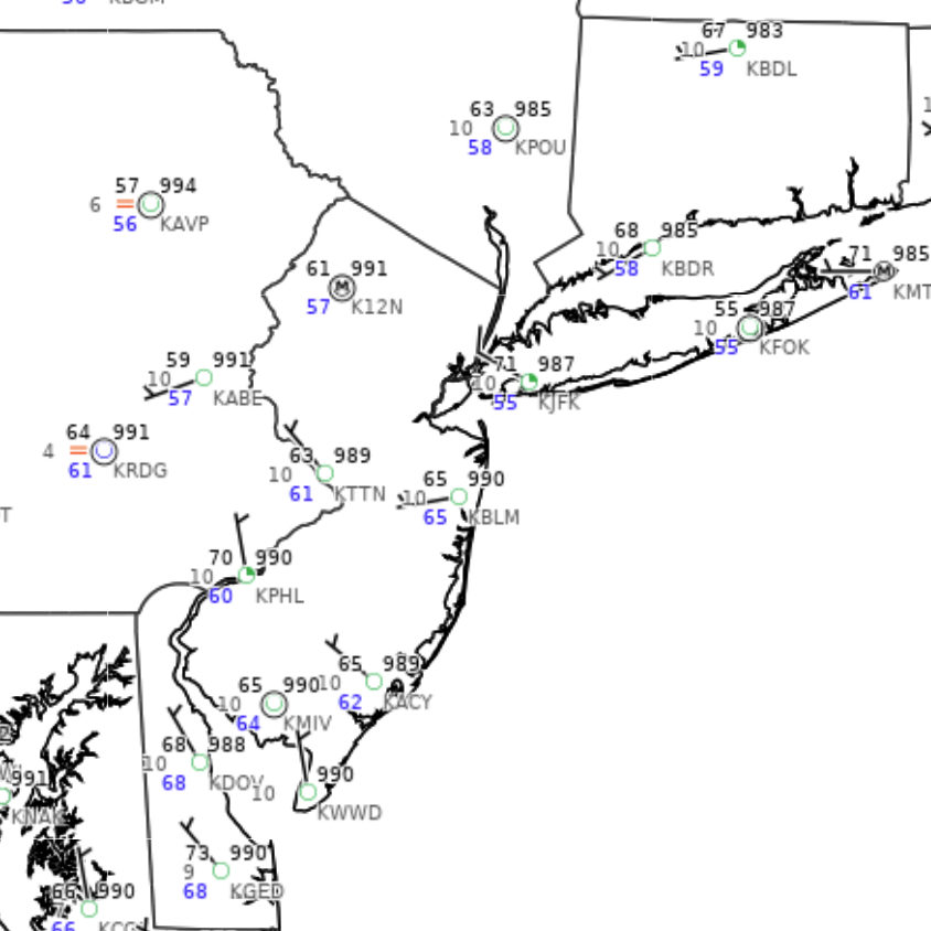 NY NJ PA Weather on Twitter "Tranquil conditions are in place
