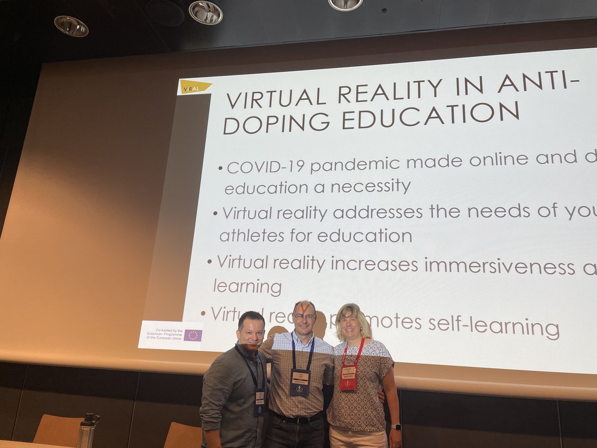 We spent an exciting time in France at the <a href="/E_C_S_S/">ECSS</a> Congress in Paris 🇫🇷 During an Invited Symposium, Prof <a href="/ElbeAnne/">Anne-Marie Elbe</a>, Dr Lambros Lazarus, and Dr <a href="/VBarkoukis/">Vassilis Barkoukis</a> presented our ViRAL project. We enjoyed a lively discussion and many interesting questions about our research! #ECSS2023