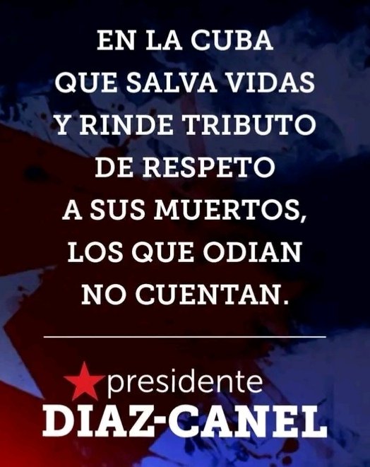Vicente73977721's tweet photo. En mi #Cuba los que odian y destruyen no cuentan. https://t.co/vlxTLm0WaZ