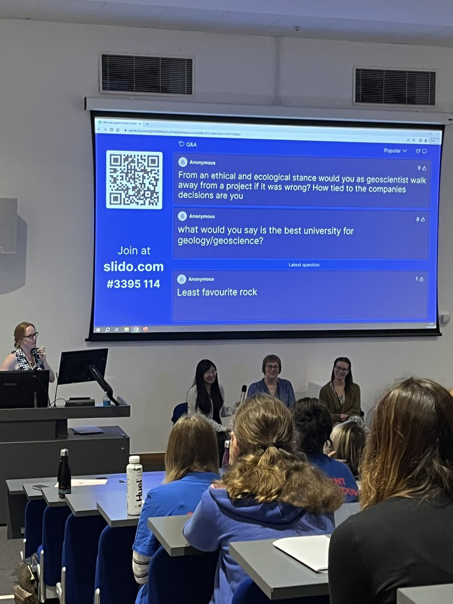 girlsingeosci's tweet photo. And of course the most and least favourite rock questions always come up 😁 https://t.co/ipiG4fUls2