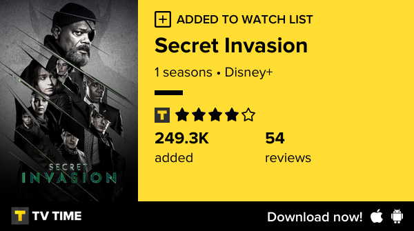 mandiiize's tweet image. I've just started following Secret Invasion tvtime.com/r/2SYI3 #tvtime