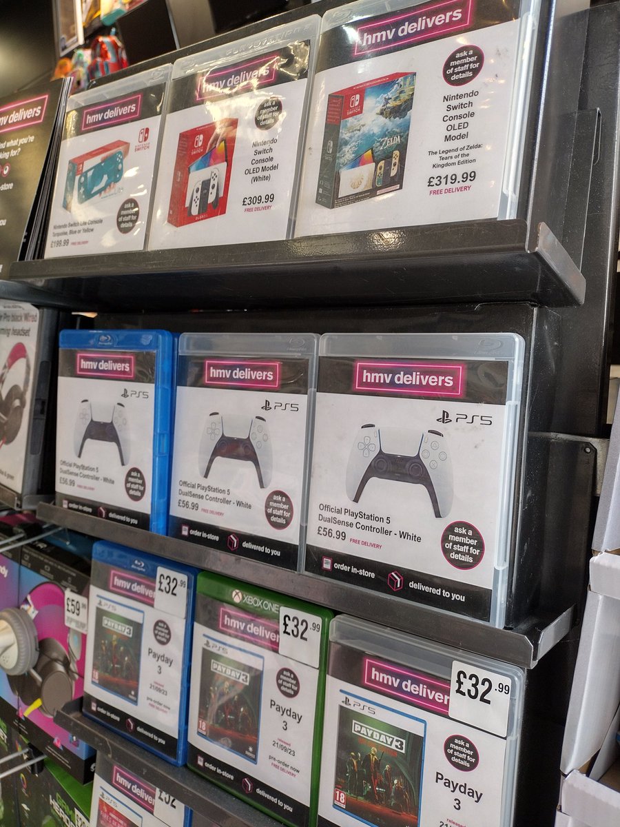 We have a large selection of games available for order and pre-purchase ranging from Xbox Series X, PS5, and Nintendo Switch titles!
What is your most anticipated release this year?
#hmv
#hmvdelivers
#xbox
#PS5 
#NintendoSwitch https://t.co/ssxWvdixwP