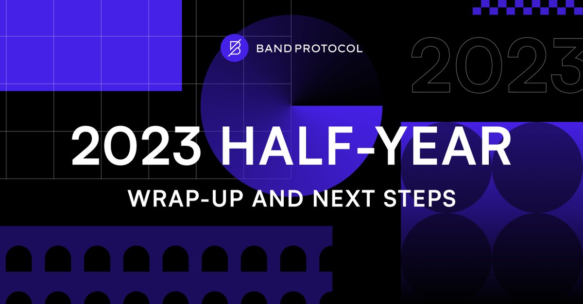 1/ The $BAND Protocol team has released its 2023 half-year wrap-up and next steps!
👇 See the key points below👇
👉 For full details: bit.ly/3JOHsQ0