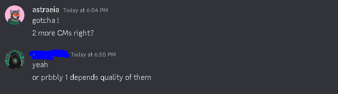 astraeiaaaa's tweet photo. Need 1 or 2 Collab Managers depending on the quality of your work!
Reply with your CV and Discord ID and the founder will choose from all of you
❌Do not DM me your CV, it will be ignored. Collabs only ❌
#CollabManagers #Hiring https://t.co/WVYjjklRWd