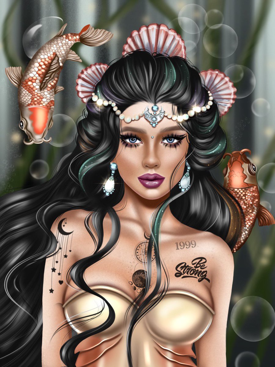 KateMor44245154's tweet photo. Someday I will finish drawing it and it will be my first drop💣

At the moment I'm taking nft course from the @BengalaArt 's school. This art is the result of Irina's course. Soon I will make the last edits and the mermaid will be perfect💜 https://t.co/gW2sKF5EAJ