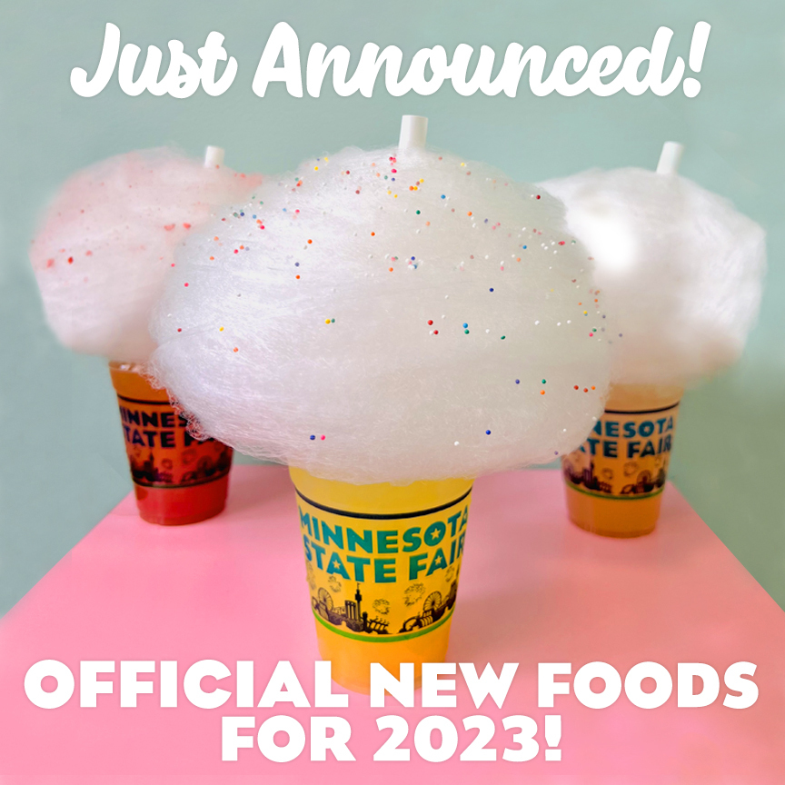 Our tastiest announcement of the year is HERE! 👏 We’re thrilled to share 34 official new foods and seven new vendors appearing at the 2023 Minnesota State Fair. 😋

This delicious lineup is proudly sponsored by <a href="/MattressFirm/">Mattress Firm</a>!
⁣
Learn more: bit.ly/msfnewfoods