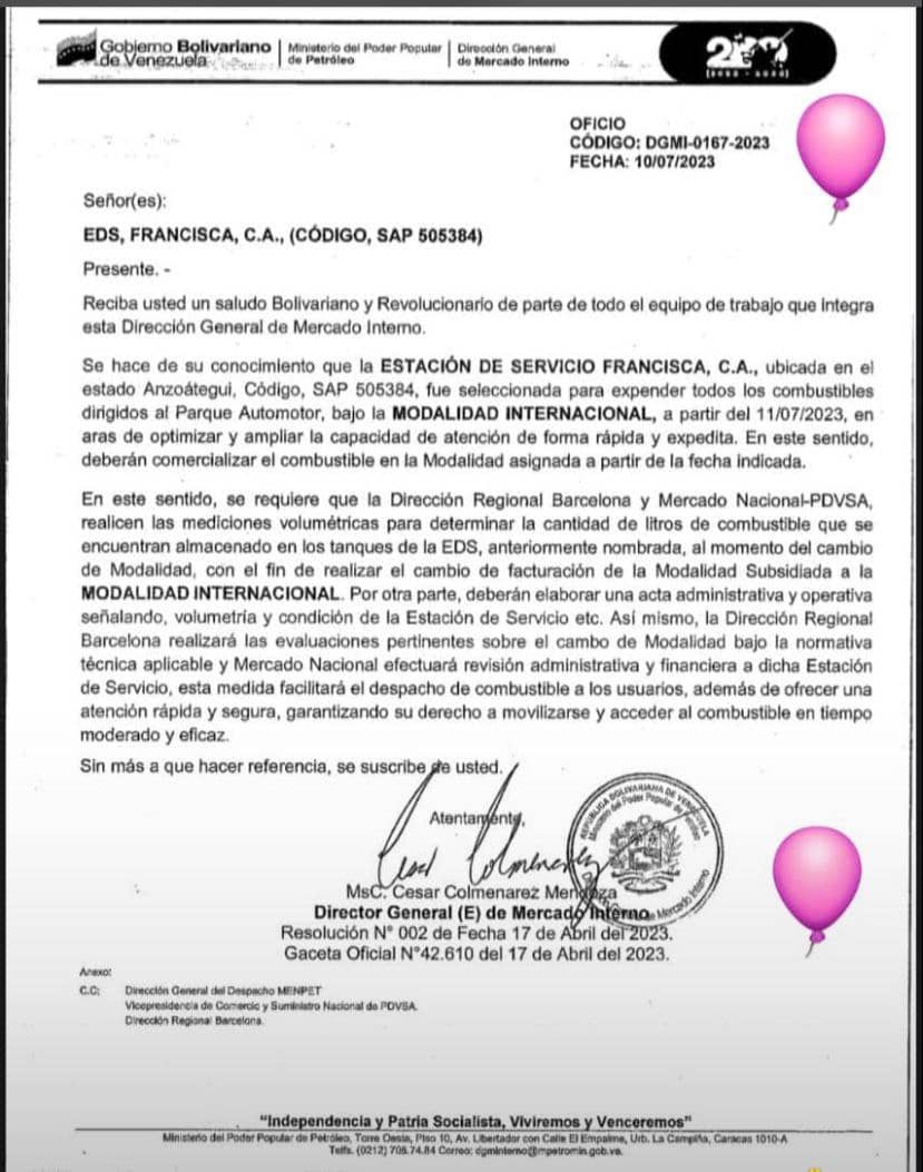 LecheriaEnAcc's tweet photo. CHANCULLO ACABADO. Por fin le quitan el negocio al dueño y al encargado de la ES Francisca frente a Polibolivar ahora será dolarizada la gasolina. Se les acabó el negocio. #Barcelona #Lecheria #Anzoategui https://t.co/5kn9yQ8syQ