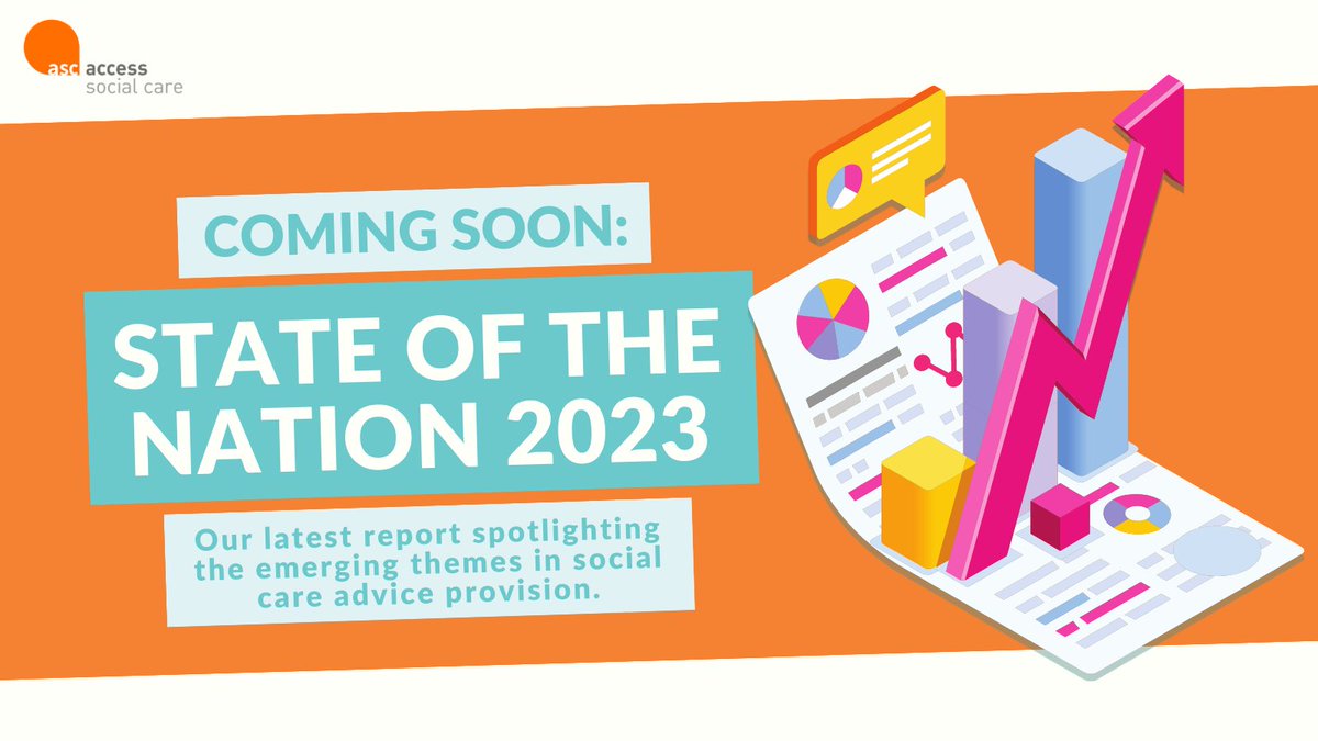 Next month we're launching our 2023 #StateOfTheNation report! This project brings together data from many helpline organisations to analyse emerging themes in social care advice provision & spotlight issues facing our sector. Sign up to read it early: accesscharity.org.uk/stateofthenati…