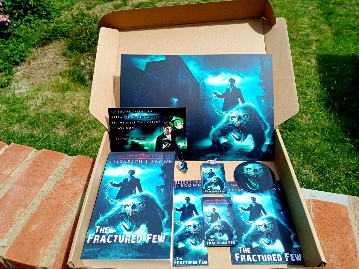 I tried to get a nice photo of The Fractured Few release day bundle box, but instead ended up with this 😂 

I don't think I'll be giving up the day job anytime soon.

#thefracturedfew #bookbundle #booklaunch #signedbooks #indieauthor #indiehorror
