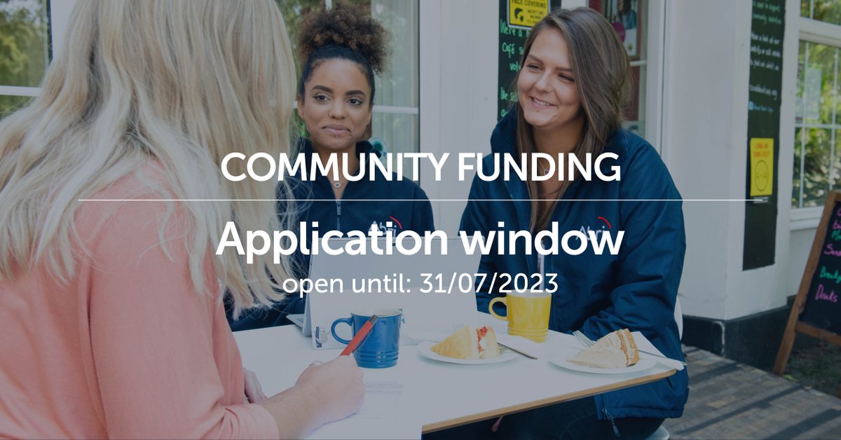 Our Community Funding window is open for applications until 31 July!

The #CostOfLiving is having a big impact on our customers and communities, so we’re prioritising projects that focus on this type of support.

Find out more: bit.ly/3k3LHbp #ukhousing