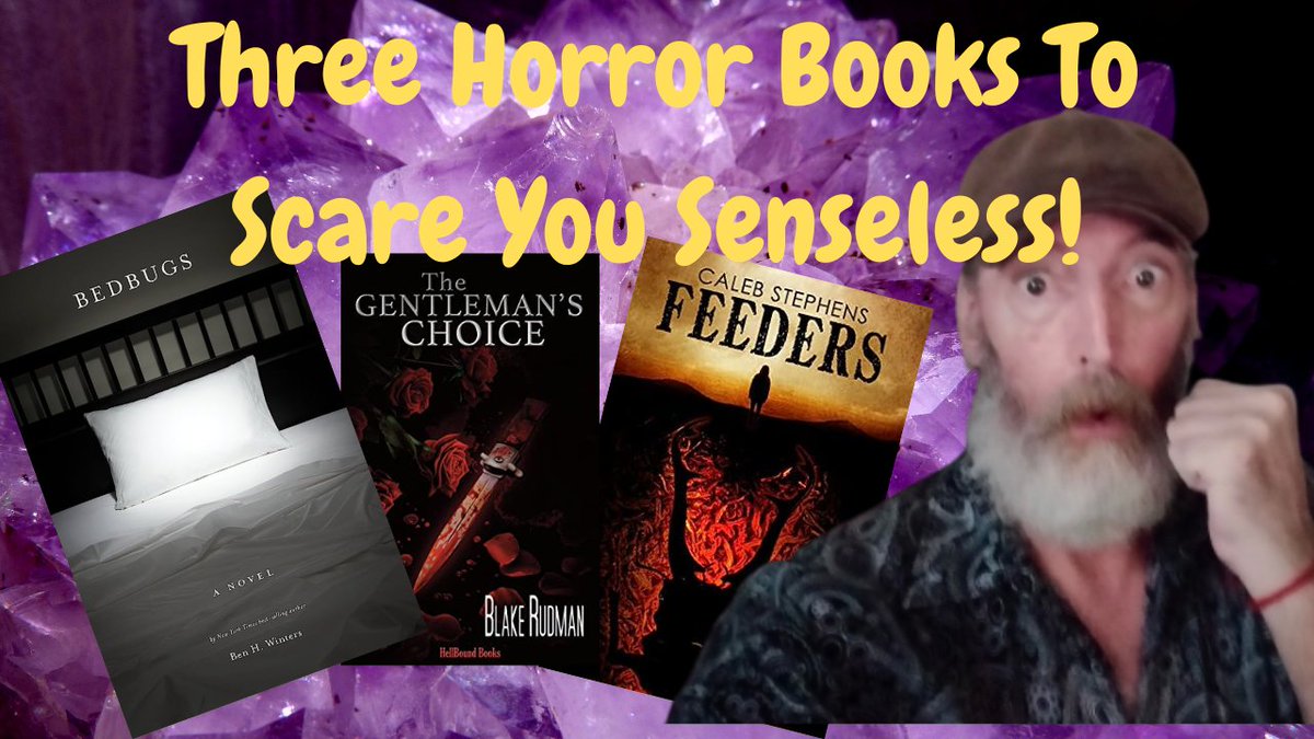 Here are three #horror books that you'll want to read. Creatures, bedbugs, and slashers...Oh My! Featuring @BenHWinters @BRudmanThriller and @cstephensauthor 

youtu.be/Zjt0EQxkuls

#HorrorCommunity #horrorbooks #HorrorFam #readmorehorror