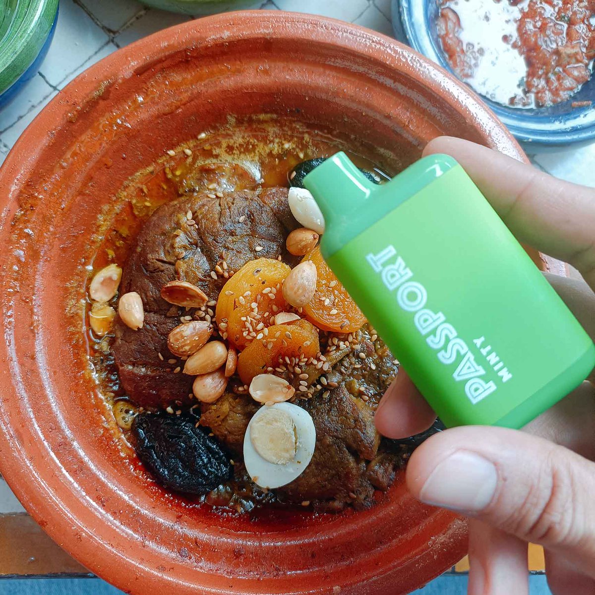 ivapepassport's tweet photo. Taste the magic of Moroccan tajine: A symphony of flavors in every bite!

Follow it up with a Mint Tea and our PASSPORT Minty and you're set!

Let the flavor take you places!

#ivapepassport
#minttea #mint #minty 🍃🍃
#morocco #casablanca
#vapers #vape 🌬💨 💨 https://t.co/vnpx9pem0t