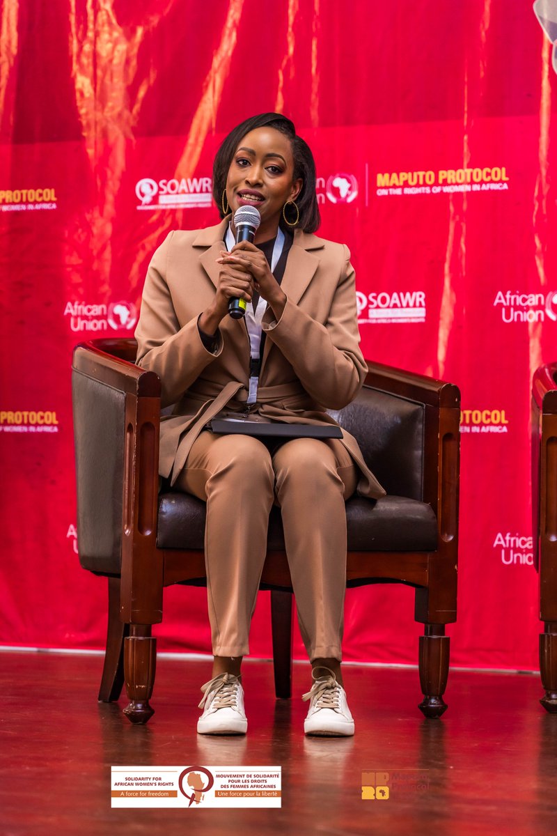 "On this significant anniversary, let's take a moment to celebrate those who were involved in the creation and adoption of the Maputo Protocol 20 years ago!" - <a href="/JanetMbugua/">Janet Mbugua</a> 
❤️🧡💛

#MaputoAt20