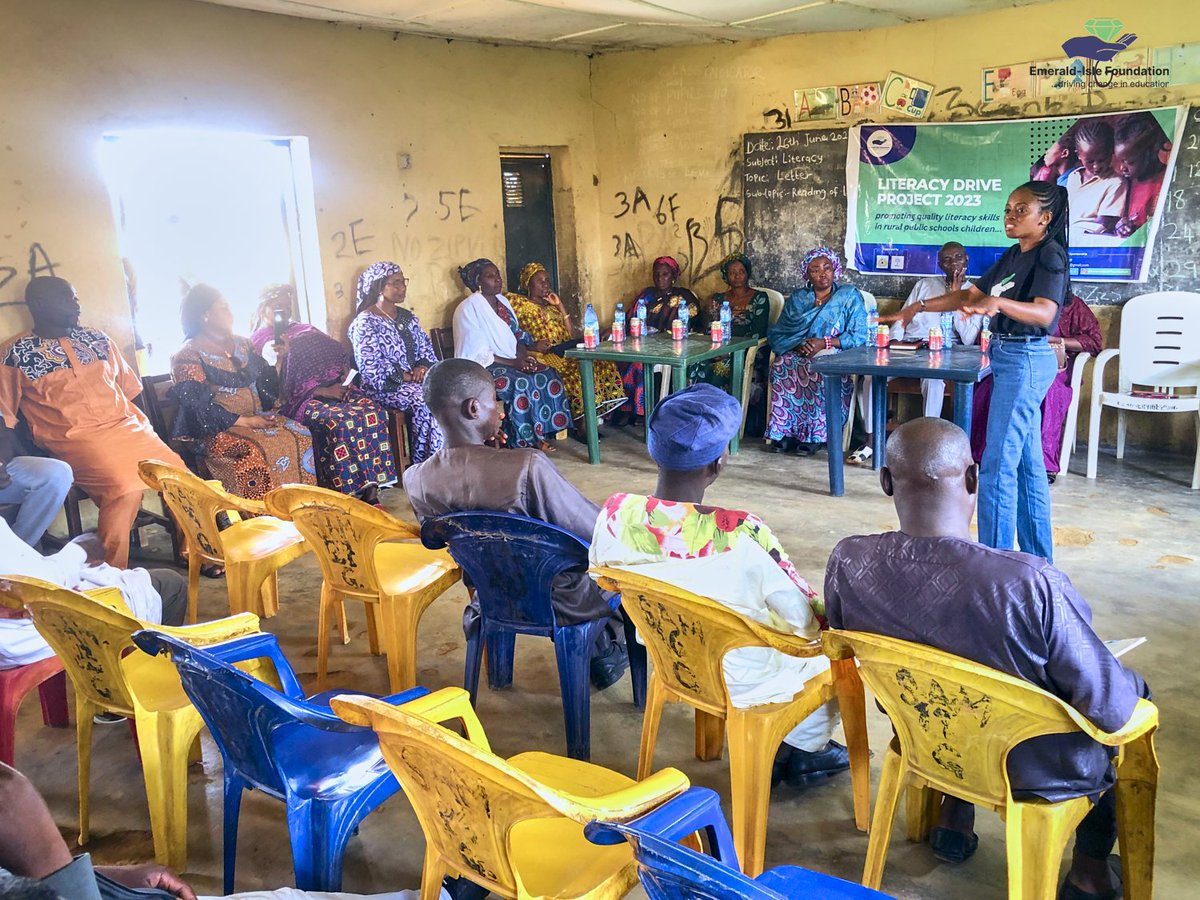 The team lead addressed the stakeholders present on the need to work together to achieve a quality education for our learner's and also thanked the community for their cooperation during the course of the project. #literacydriveproject2023 #sdg4