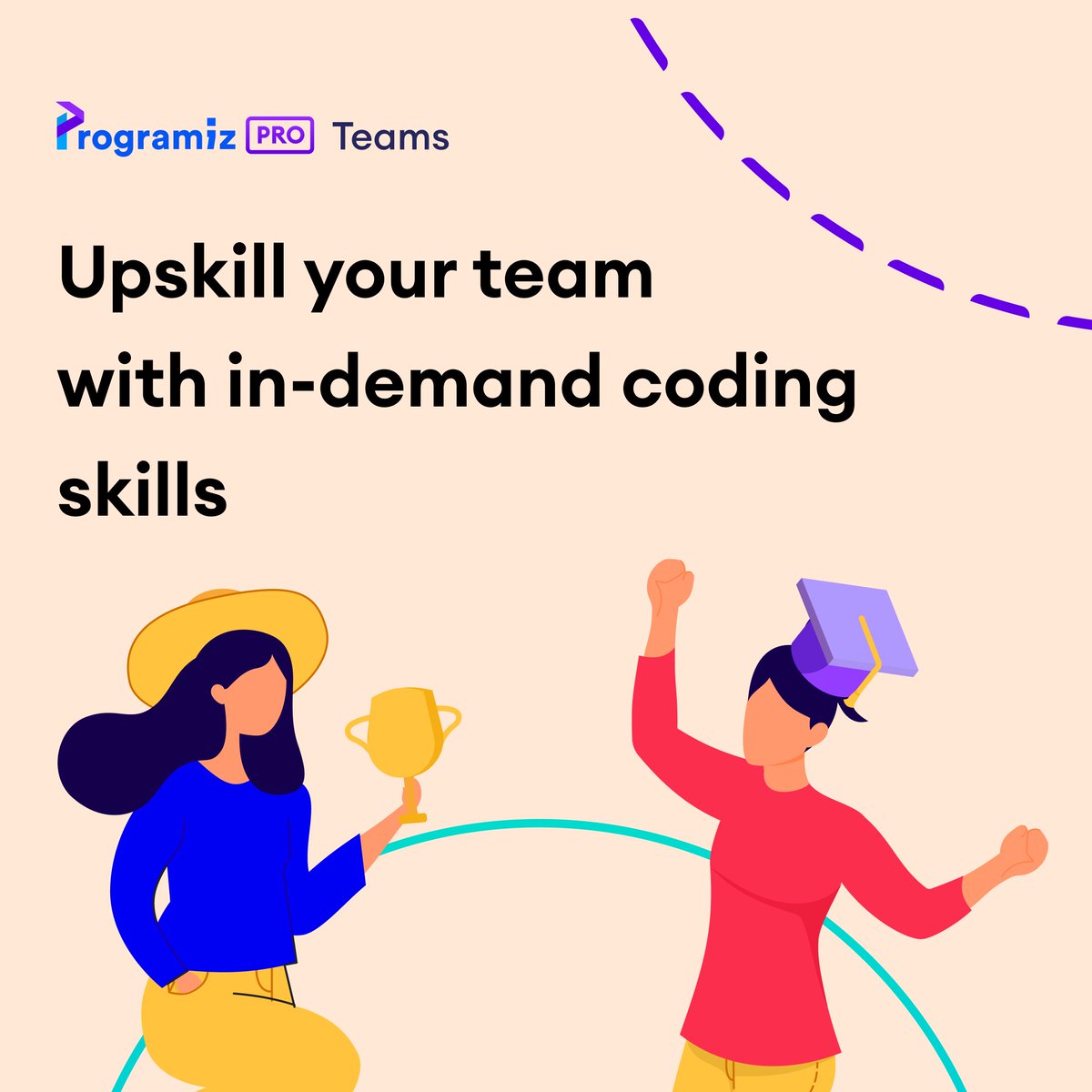 programiz's tweet image. Introducing Programiz PRO Teams 🎊🎊
Prioritize team growth with custom assignments and detailed progress reports. Derive insights about skill gaps and potential areas of improvement.
🤝Get started with PRO Teams: bit.ly/pro-teams-laun…
#programiz #programizpro #teams