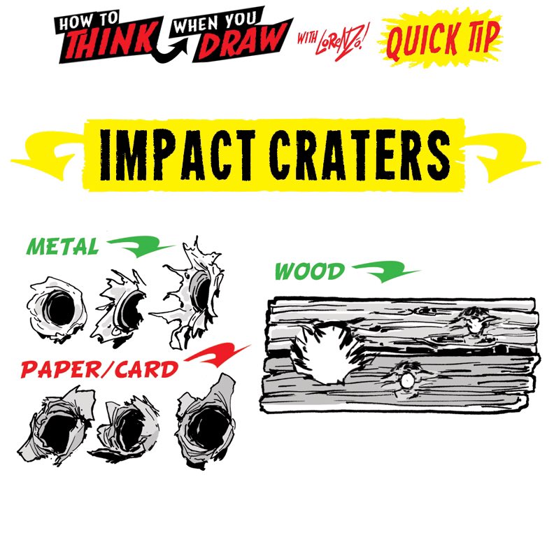 How to THINK when you draw IMPACT CRATERS tip! by EtheringtonBrothers on  DeviantArt