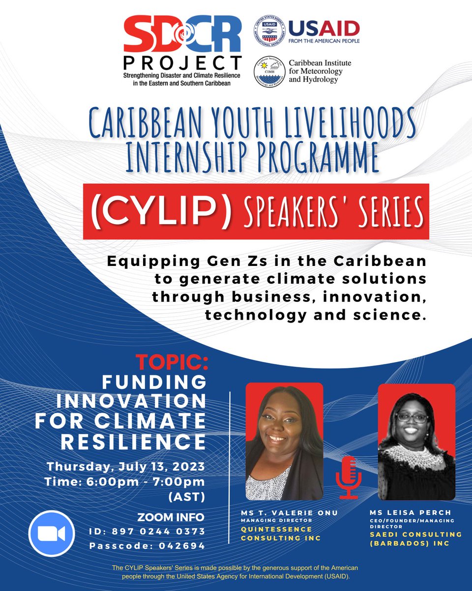 BecklesRashida's tweet photo. #YouthEmpowerment #scienceandtechnology #ClimateActionNow #Caribbean #internships @USAID https://t.co/igm7YsIhpi