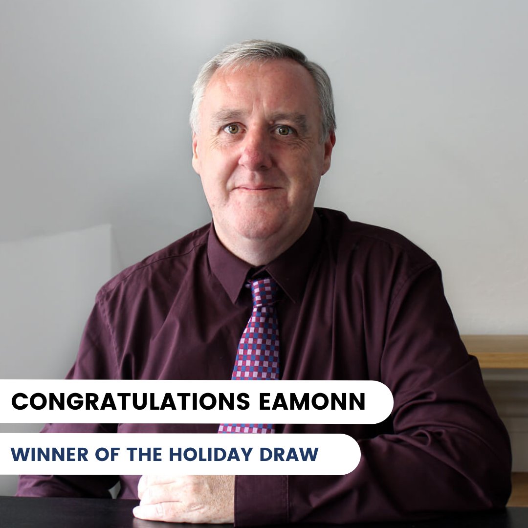 Q2 HOLIDAY DRAW WINNER

Congratulations to Eamonn for winning our quarterly holiday draw to Portugal.

Flights Provided,
Accommodation Provided,
3 Extra Holiday Days Allowance Provided.

Now, that’s a great benefit!

#rewards #quarter #Q2 #celebration #telematics #vehicle #gps