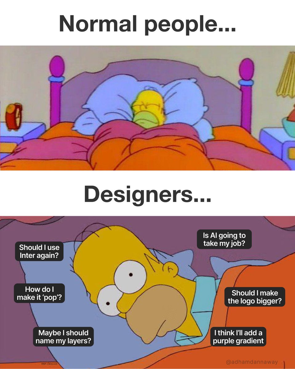 AdhamDannaway's tweet image. It&apos;s tough being a designer sometimes... 😅