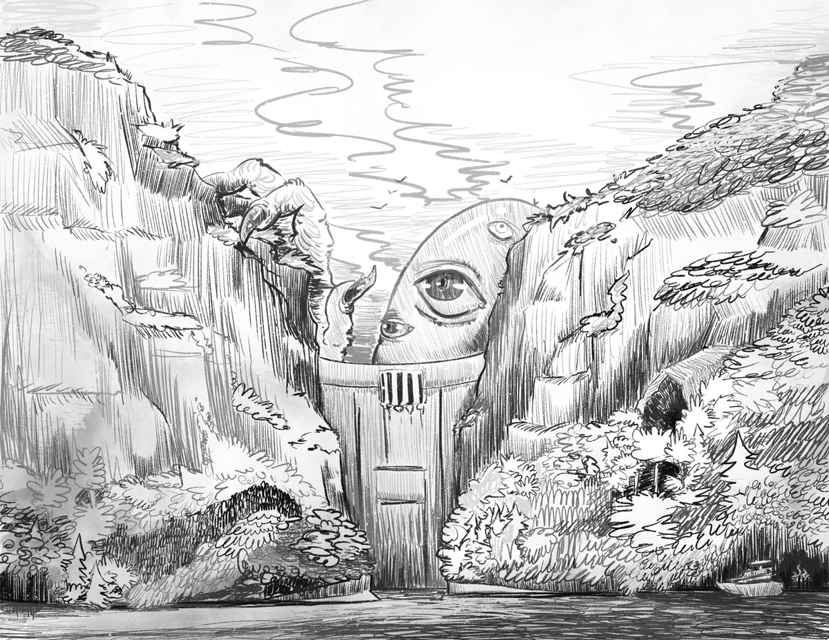 Bhandiboe's tweet image. It’s #PortfolioDay day apparently! I go between PB art and YA comic art. Hello. I know, they are like drastically different but somehow still feel the same in the chaos.