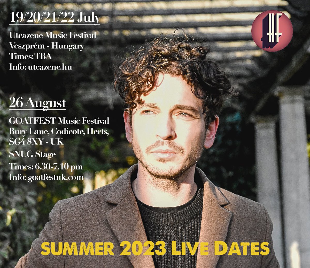 Henry Facey (@henryfaceymusic) on Twitter photo Updated summer dates. ☀️
Next week I’ll be flying off to Hungary for a four day music bonanza for the lovely <a href="/utcazene/">Utcazene fesztivál</a> festival.
And on the 26th August I’ll hit the SNUG stage @goatfestuk. 🐐⛺️
It’s going to be a blast 💥
#summerfestivals #performing #originalmusic #live Updated summer dates. ☀️
Next week I’ll be flying off to Hungary for a four day music bonanza for the lovely <a href="/utcazene/">Utcazene fesztivál</a> festival.
And on the 26th August I’ll hit the SNUG stage @goatfestuk. 🐐⛺️
It’s going to be a blast 💥
#summerfestivals #performing #originalmusic #live