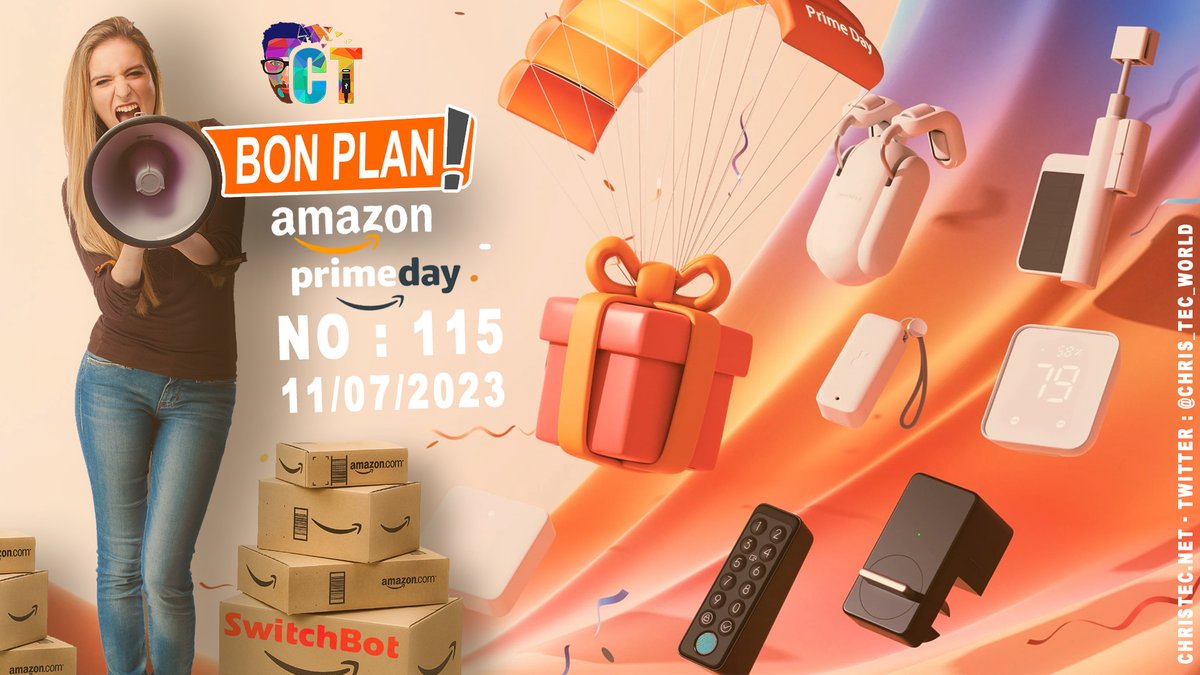 Chris_Tec_World's tweet photo. Bons Plans Amazon spéciale SwitchBot (115) 11 / 07 / 2023. Cet article présente des produits geek et high-tech en promo. @SwitchBot
➡️https://t.co/zcEiE8ho2Y
#ChrisTec | #Amazon | #BonsPlans | #codepromo | #CodesPromos | #promos | #Reduction | #SwitchBot | #PrimeDay https://t.co/yB3XqKjRFL