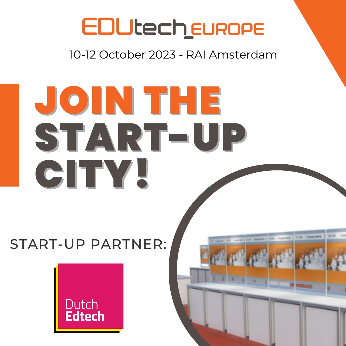 @DutchEdTech will be attending @EDUtech Europe in Amsterdam, on October 11-12. 🚀
We are start-up partner of EDUtech Europe. Because of this, we are allowed to give away FREE podstands. Do you want one? Click here: buff.ly/43oIVTX