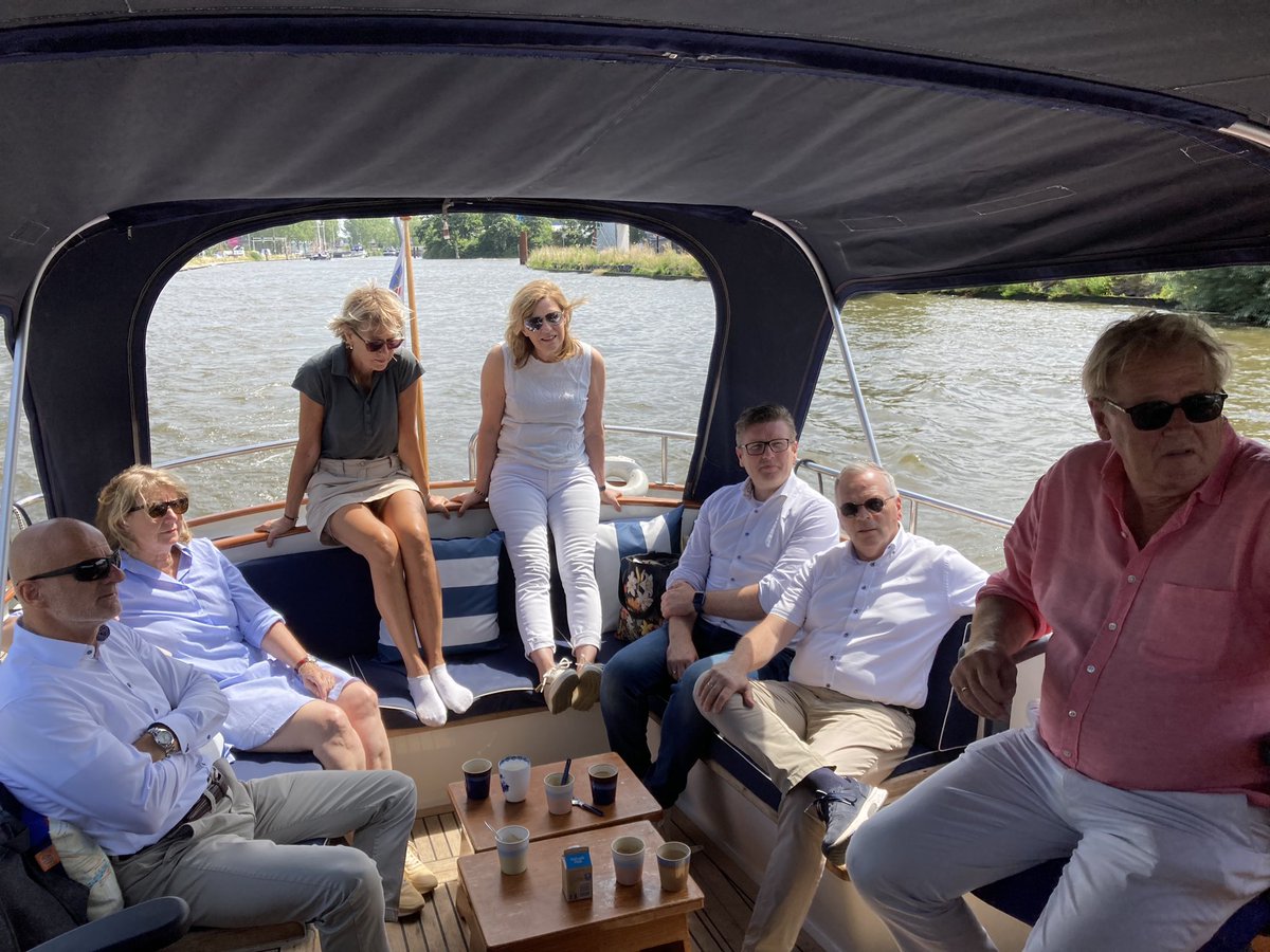 Vaartocht met collega’s en <a href="/JaapSmitCdK/">Jaap Smit</a> van Gouda naar Delfshaven. Informeel en nuttig!