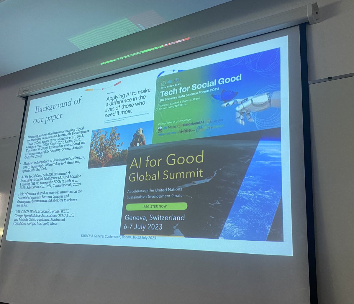 MFOlwig's tweet photo. For-profits for good, AI for good, Tech for good = doing good or feeling good? Important discussions at #NewDevRhythms @EADI conference HP06 panel on the #SDGs and the business of development chaired by @BrandAid_World and Herbert Hambati https://t.co/801wm2U0EB