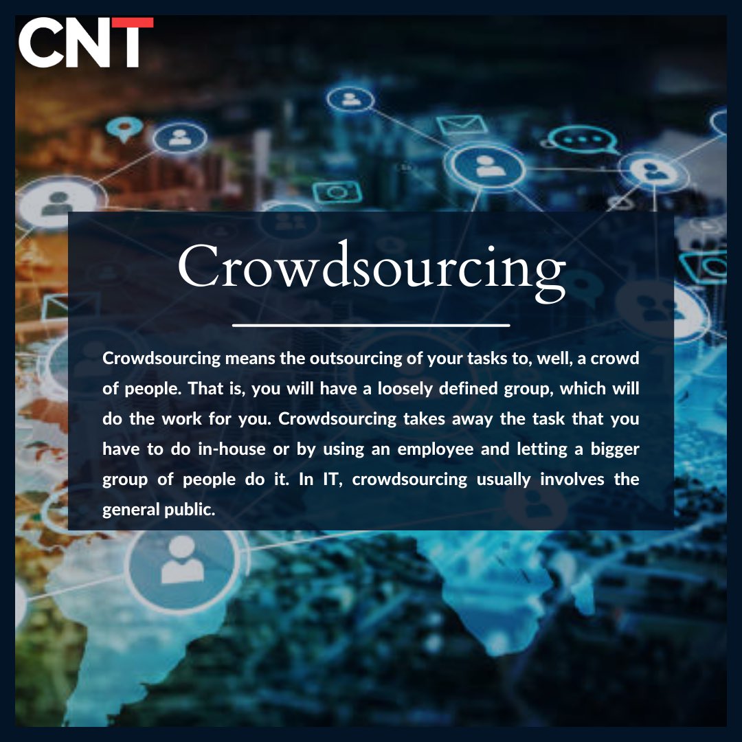 CNT_India's tweet photo. Word of The Week!

#wordoftheweek  #crowdfunding #outsourcing #fyi #cntindia #cnt #computers #service #IT #business https://t.co/wduPCKKX3d