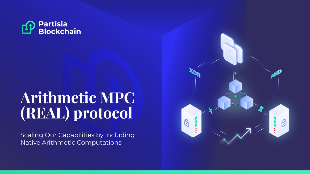 partisiampc's tweet image. Introducing Arithmetic MPC (REAL) protocol by #PartisiaBlockchain! ⚡ Unlock new possibilities as arithmetic computation enhances our #MPC use cases. Explore its million-fold efficiency &amp;amp; applications in statistical modelling, regression, and more!

➩ fal.cn/3zMSk