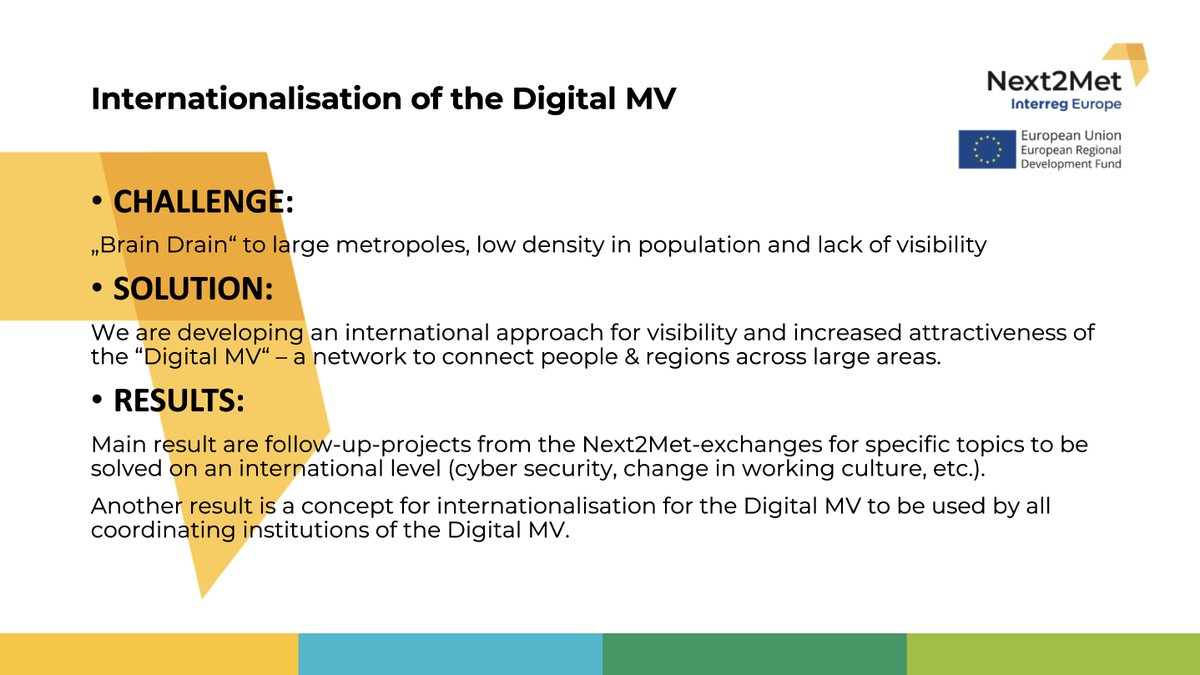 #N2MFinalEvent⎮Continuing with our partners' results 

Let's take a look at "Digitisation makes rural areas attractive" from Witeno!

 ➡️ bit.ly/3D8w4ut