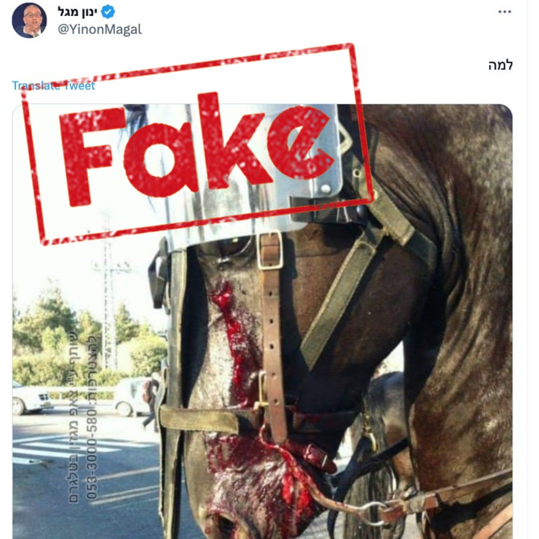 פייק ריפורטר | FakeReporter tweet media