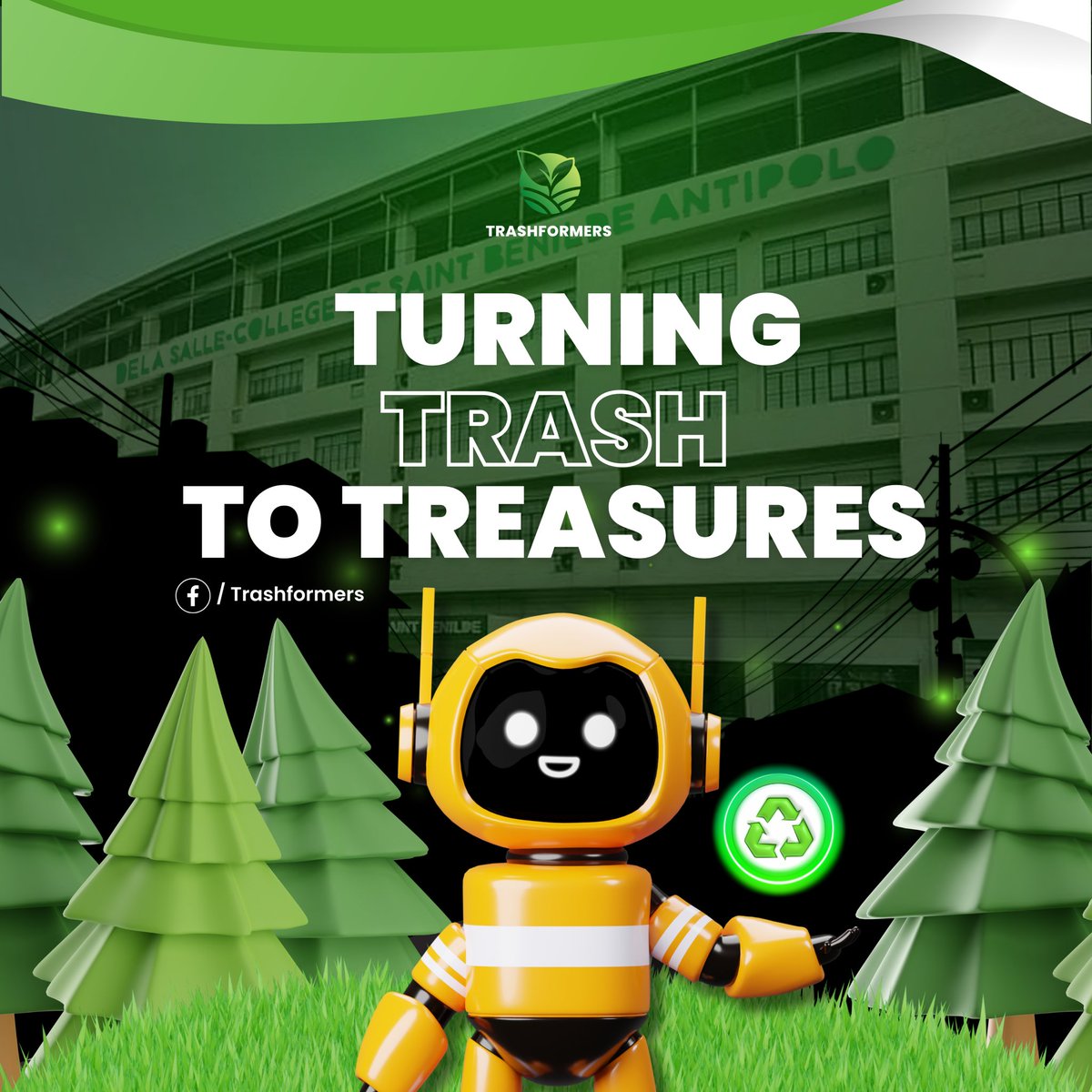 QuintinPira's tweet photo. TRASHFORMERS Turning Trash to Treasures 🗑️🍃

Join us in our effort to redefine trash and build a society where everything that is wasted finds a new use that benefits the environment

#Trashformers
#TurningTrashToTreasures
#WasteManagement
#SocialMediaCampaign
#BenildeAntipolo https://t.co/hh6Iru19XI