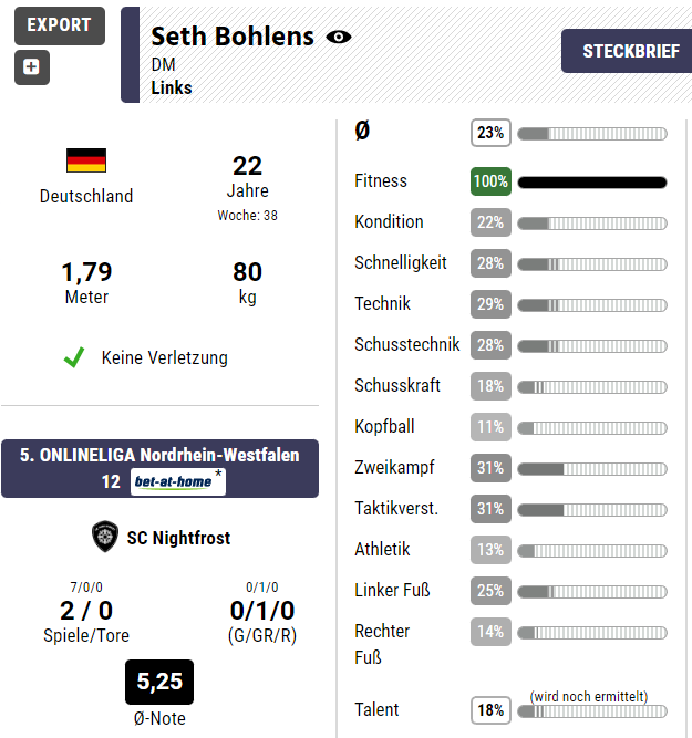 ballfert's tweet photo. Transfernews:
Wir haben Seth "Freaking" Bohlens verpflichtet!
Der 6er wird bei uns Woo-Jae Kang verdrängen und seinen Stammplatz einnehmen. https://t.co/Gevo3wozMk