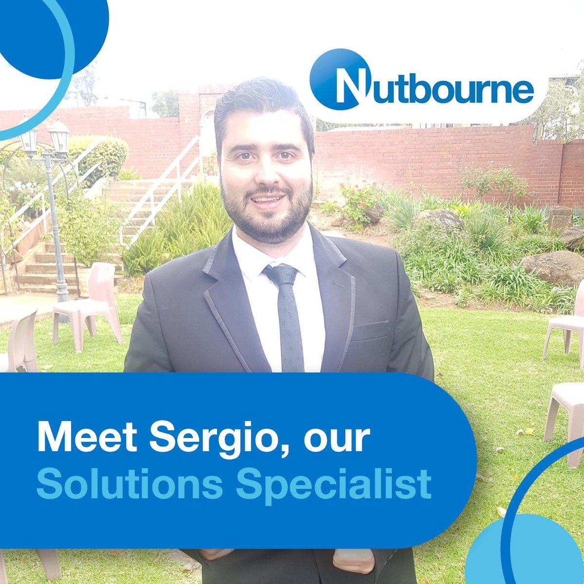 NutbourneUK's tweet photo. Meet Sergio Da Camara, one of our dedicated Solutions Specialists! Sergio forms part of our South African team and enjoys cycling, go karting and a braai.  If you are one of our clients who has had the pleasure of working with Sergio, let us know in the comments! https://t.co/fFHhLCkF7L