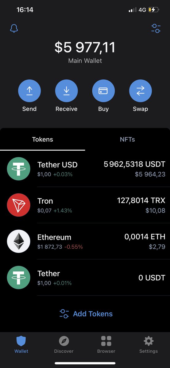 TmsTms88's tweet photo. @zachxbt 

1 / i was scammed Sunday because I participated these mining  pool ( Stack USDT)

I put a total amount of 5600 USDT  coumpounded  on these adresse

MY trust wallet ERC20,USDT
: 0x6fa3618e00178D2C75aA10eC506f97863532904C https://t.co/GzoNvpx7e8