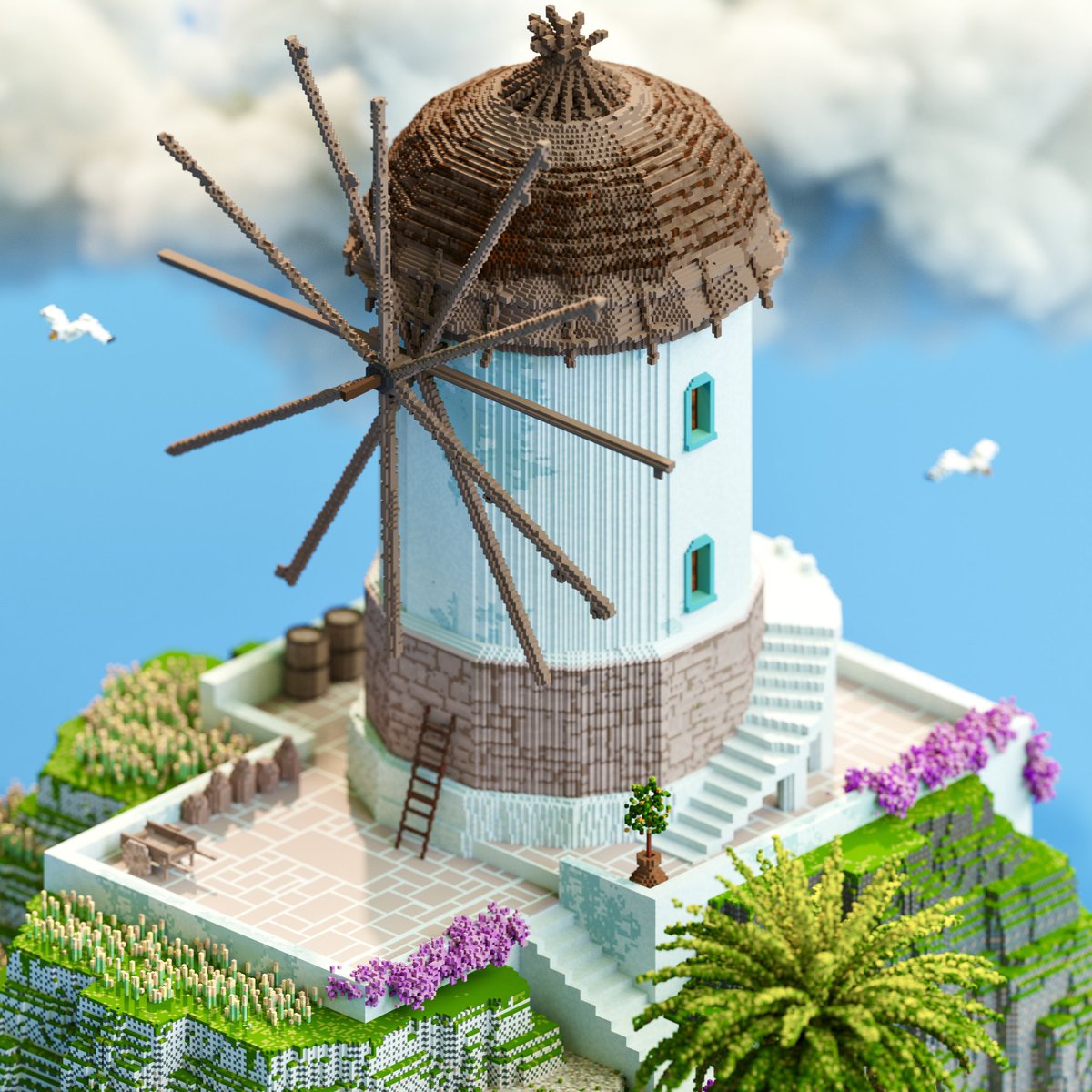 Voxel Windmill ☀️