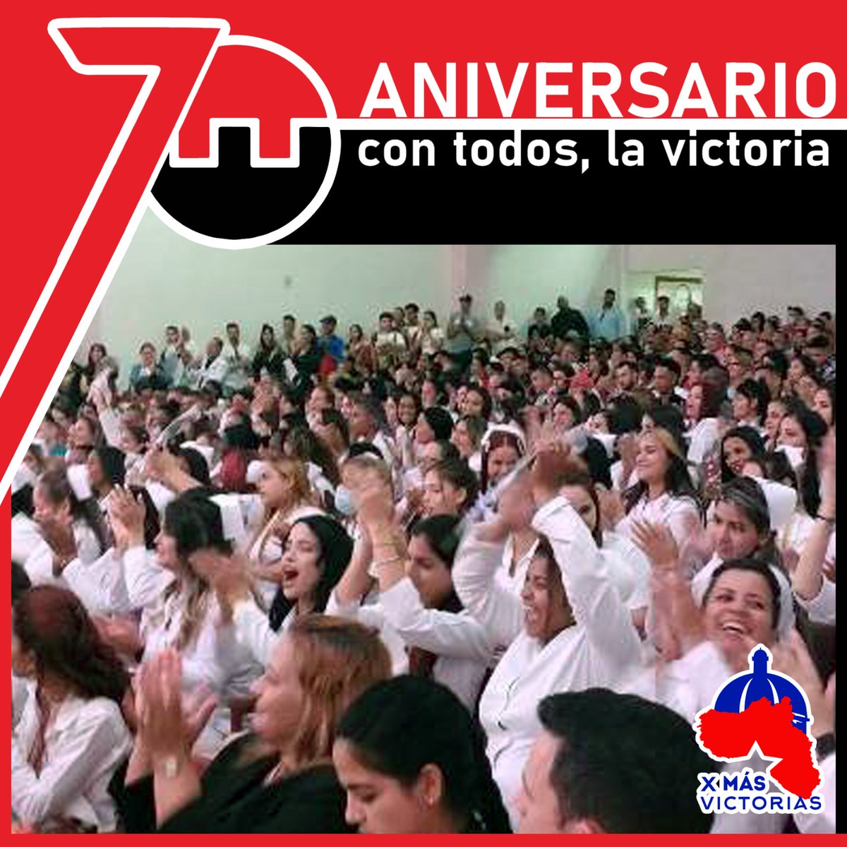FernandezMaryde's tweet photo. #CienfuegosXMásVictorias 🇨🇺 🇨🇺 🇨🇺 
Por esa alegría de sabernos protagonistas del día a día, por la confianza de hallar en los más jóvenes el compromiso de la continuidad seguiremos #ConTodosLaVictoria 🇨🇺
#Revolución #26deJulio https://t.co/n6pRTFEzCl