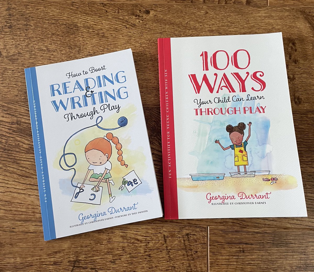 Parents of children with SEND - if you’re looking for fun, play based activities for the summer hols (that will also help develop really important skills) I’d love you to consider my books 100 Ways amzn.to/302NJAx How to Boost Reading & Writing amzn.to/38ZKbH0