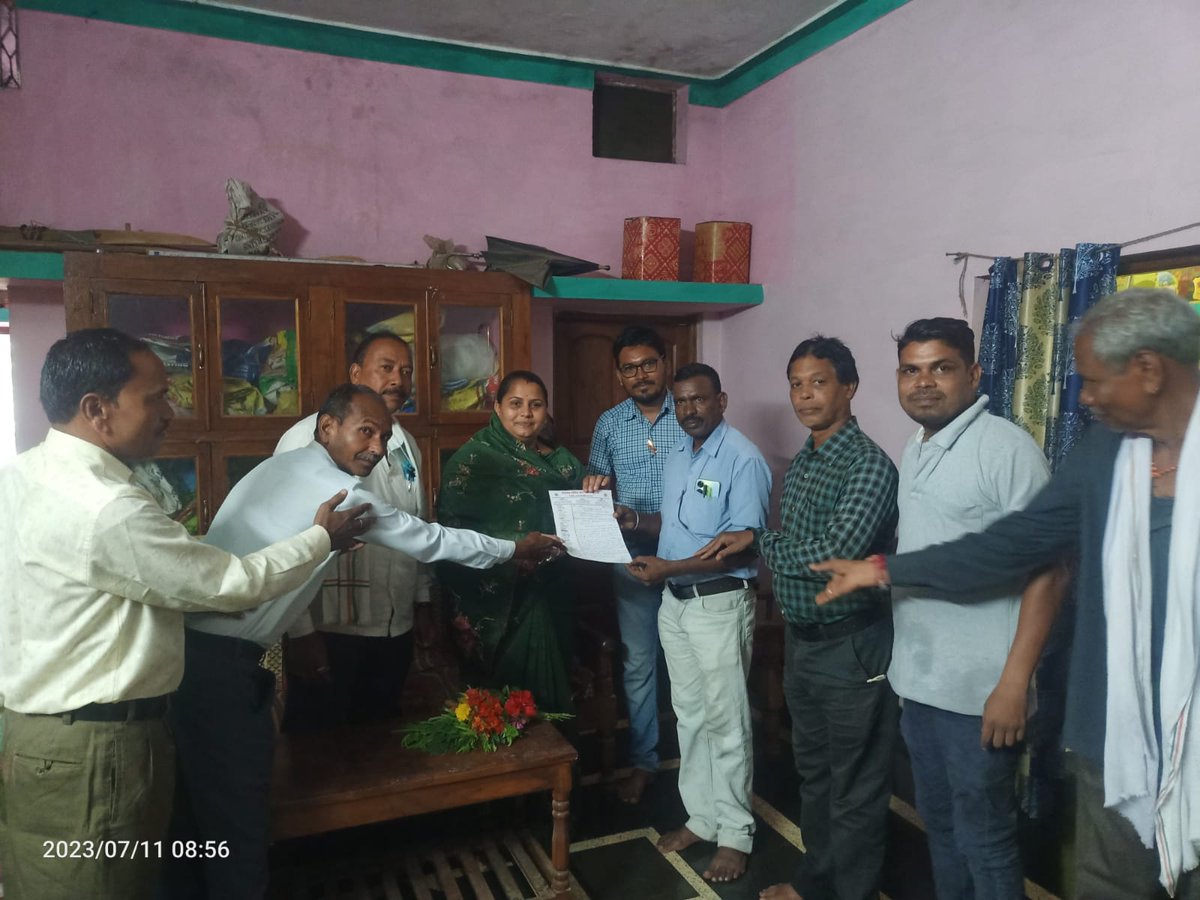 माननीय विधायक महोदय को ज्ञापन सौंपा गया