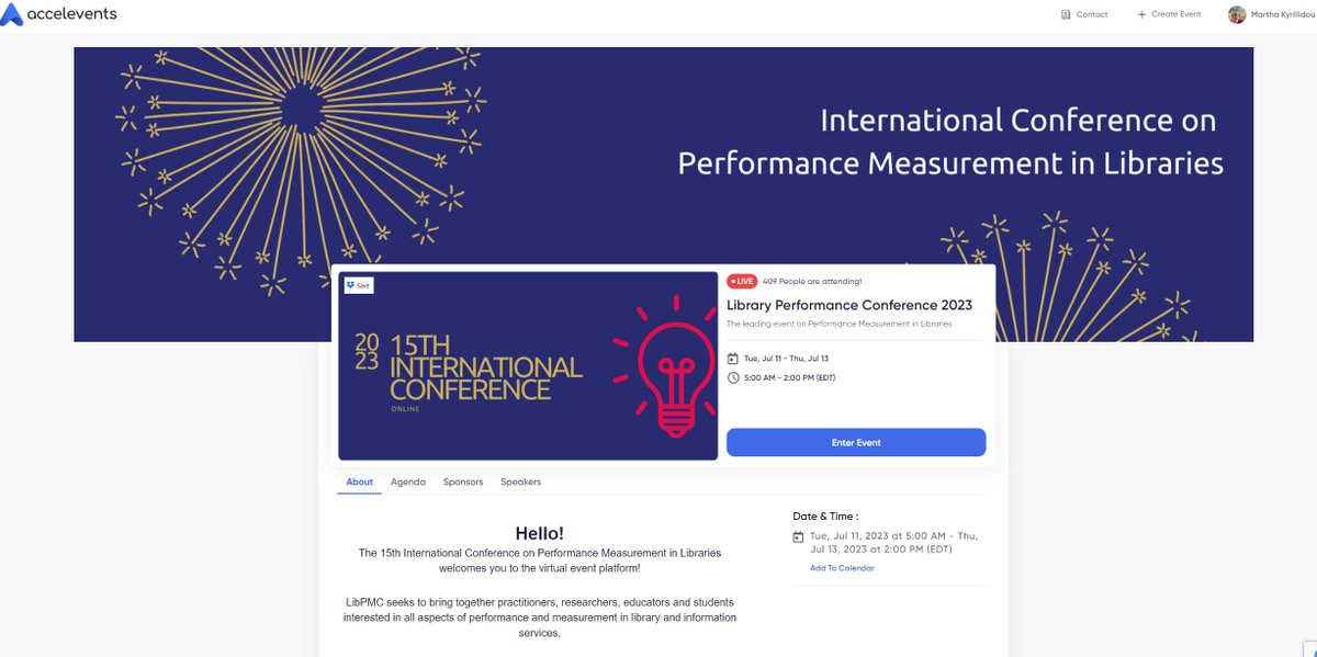 kyrillidou's tweet image. 409 people attending!  woo hoo!  #LibPMC