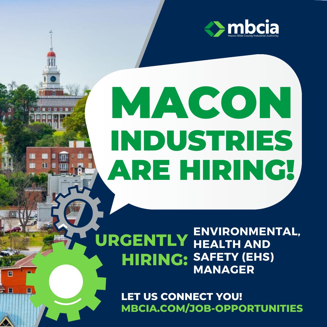 MBCIAuthority's tweet photo. 📢 Attention job seekers! Nichiha USA is urgently hiring an Environmental, Health, and Safety (EHS) Manager. 🌍
Explore this role at https://t.co/jLkdj1W7RM
Share this post and help us connect Nichiha with potential candidates.
#JobOpening #EHSManager #MaconOpportunities https://t.co/Dn8EVn0JVa